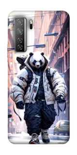 Чохол на Huawei Nova 7 SE Панда кур'єр фото 1 Чохол на Huawei Nova 7 SE Панда кур'єр фото 1 з 1