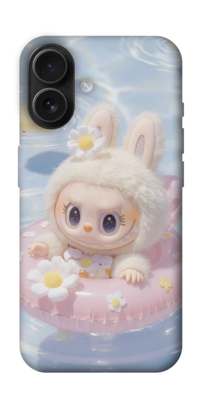 Чохол на Apple iPhone 16 Labubu swimming фото 1 з 1