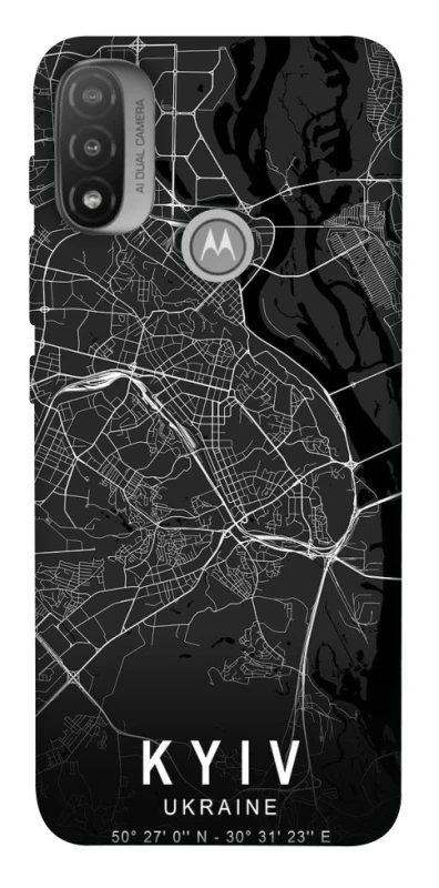 Чохол на Motorola Moto E20 Kyiv map фото 1 з 1