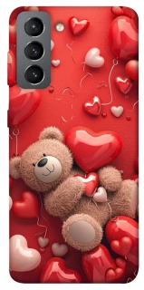 Чохол на Samsung Galaxy S21 FE bear in hearts фото 1 з 1