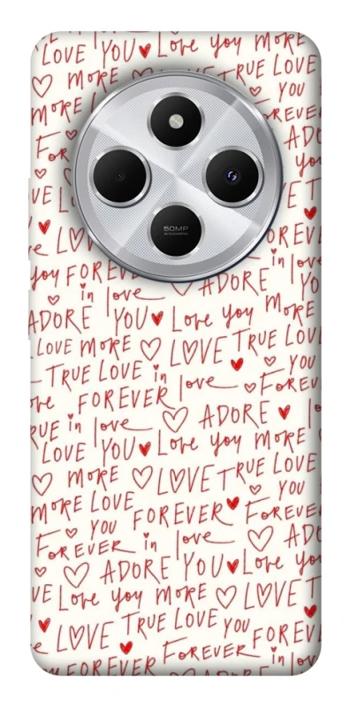 Чехол на Xiaomi Redmi 14C / Poco C75 Love aesthetic ver.4 фото 1 из 1