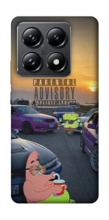 Чехол на Xiaomi 14T Pro Патрик на гонках фото 1 из 1