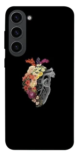 Чехол на Samsung Galaxy S23 Heart with flowers фото 1 из 1