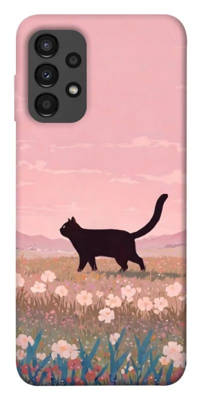 Чохол на Samsung Galaxy A13 4G cat on a field фото 1 з 1