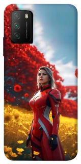 Чохол на Xiaomi Poco M3 Cyber space girl ver.5 фото 1 з 1