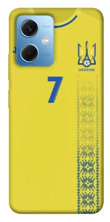 Чохол на Xiaomi Redmi Note 12 5G UA-Football ver.3 фото 1 з 1