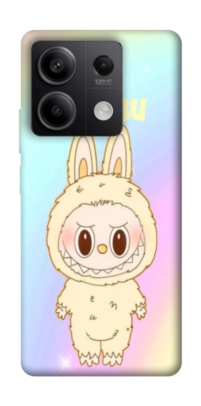 Чохол на Xiaomi Redmi Note 13 5G Fluffy Rainbow Labubu фото 1 з 1