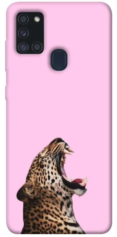 Чехол на Samsung Galaxy A21s Leopard Meow фото 1 из 1