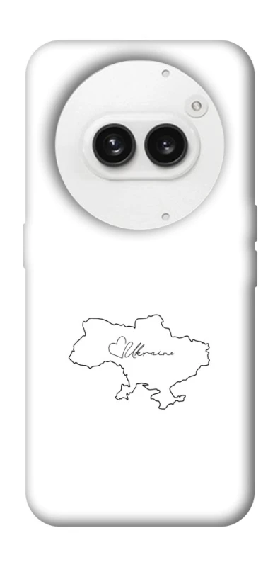 Чехол на Nothing Phone (2a) Ukraine map фото 1 из 1