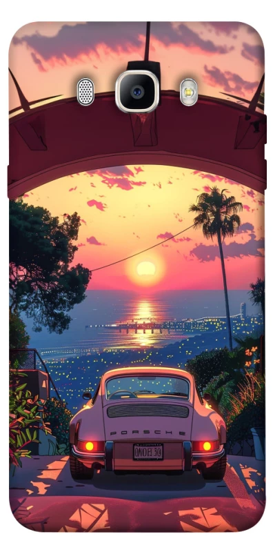 Чохол на Samsung J510F Galaxy J5 (2016) Porsche at sunset фото 1 з 1