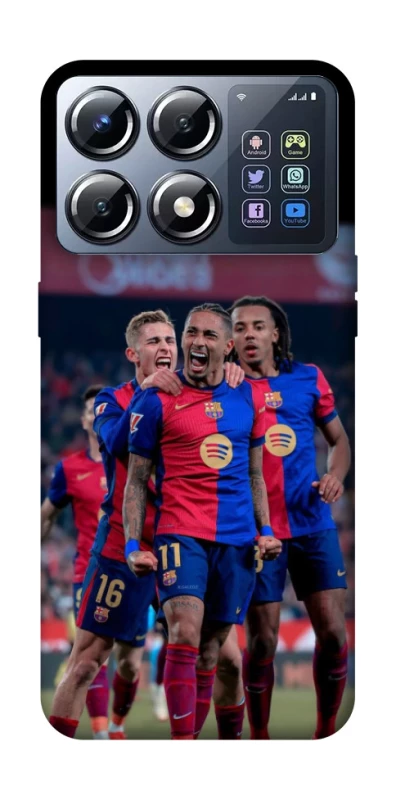 Чохол на Xiaomi POCO X8 Pro FC Barcelona team фото 1 з 1