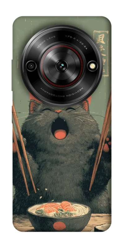 Чехол на ZTE Nubia Focus Hungry Cat фото 1 из 1