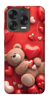 Чехол на ZTE Blade V70 Design bear in hearts фото 1 из 2