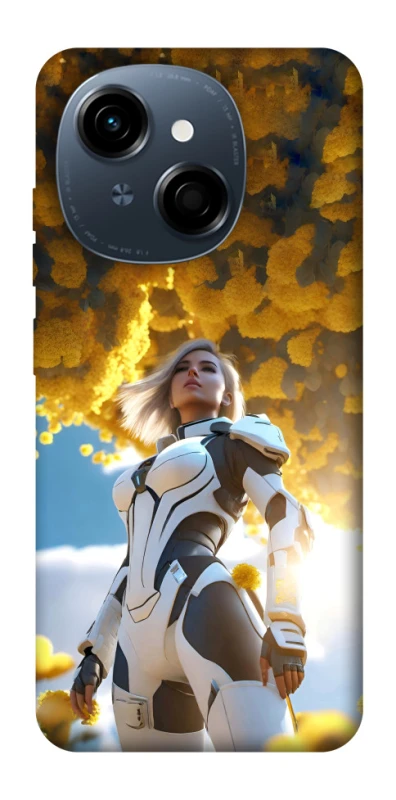 Чохол на TECNO Spark Go 1 Cyber space girl ver.3 фото 1 з 1