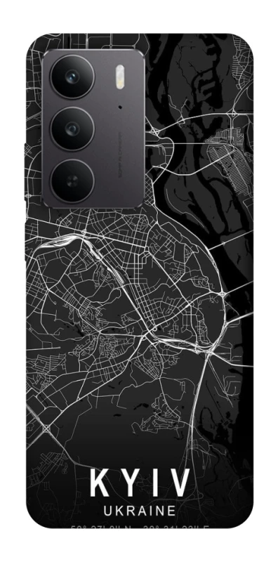 Чехол на Realme C75 Kyiv map фото 1 из 1