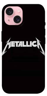 Чехол на Apple iPhone 15 (6.1") Metallica logo фото 1 из 1