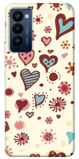 Чехол на TECNO Camon 18 Pretty hearts фото 1 из 1