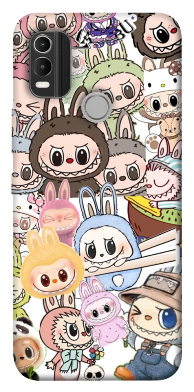 Чехол на Nokia C21 Plus All Labubus фото 1 из 1