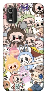 Чехол на Nokia C21 Plus All Labubus фото 1 из 1