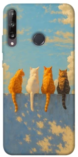 Чехол на Huawei P40 Lite E cats on wall фото 1 из 1
