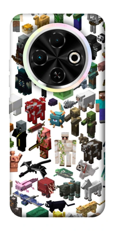 Чохол на TECNO Spark 30C Minecraft v4 фото 1 з 1