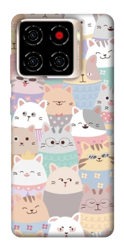 Чехол на ZTE Blade A56 Funny Kittens ver.2 фото 1 из 1