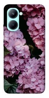 Чохол на Realme C33 Рожеві гартензії фото 1 з 1