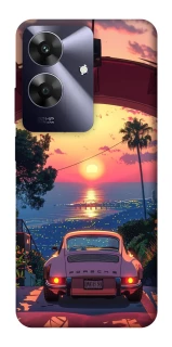 Чехол на Realme Note 60 Porsche at sunset фото 1 из 1