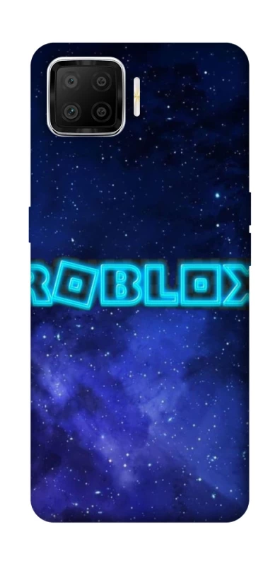 Чохол на Oppo A73 (2017) Roblox Space Logo Blue фото 1 з 1
