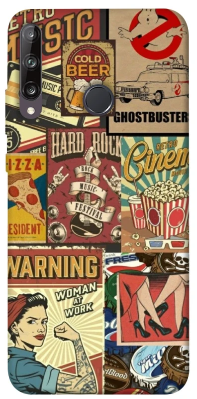 Чохол на Huawei P40 Lite E Retro collage ver.2 фото 1 з 1