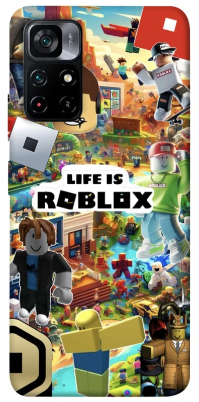 Чохол на Xiaomi Poco M4 Pro 5G Life is Roblox фото 1 з 1