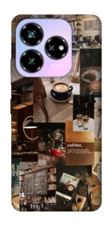 Чохол на ZTE Nubia V60 Desing Coffee collage ver.2 фото 1 з 1