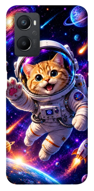 Чехол на Oppo A96 Space Cat фото 1 из 1