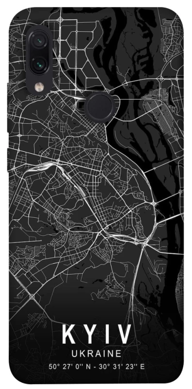 Чехол на Xiaomi Redmi Note 7 / Note 7 Pro / Note 7s Kyiv map фото 1 из 1