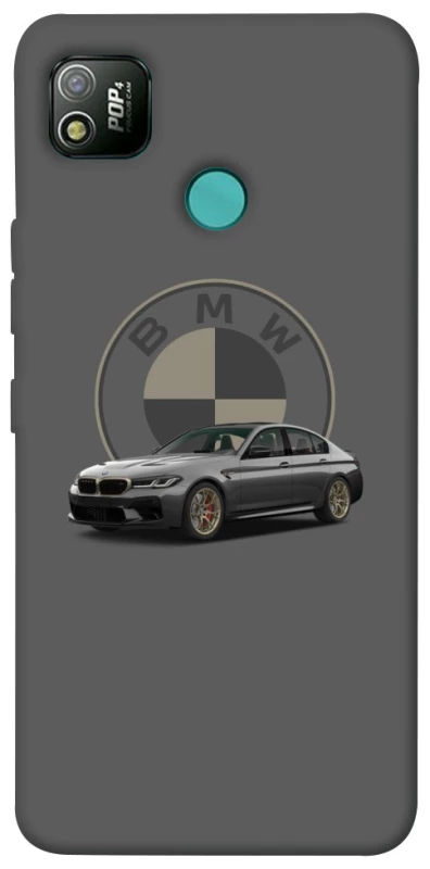 Чехол на TECNO POP 4 BMW grey v2 фото 1 из 1