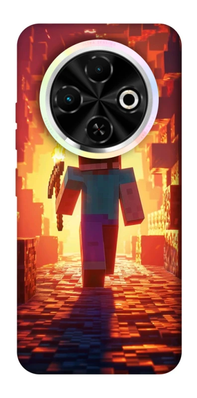 Чохол на TECNO Spark 30C Minecraft adventure фото 1 з 1