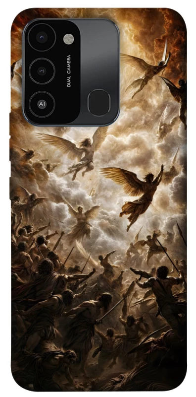 Чехол на TECNO Spark 8C angels фото 1 из 1