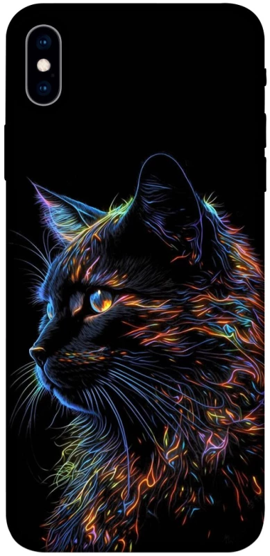 Чохол на Apple iPhone XS Max (6.5") Чорний кіт фото 1 з 1