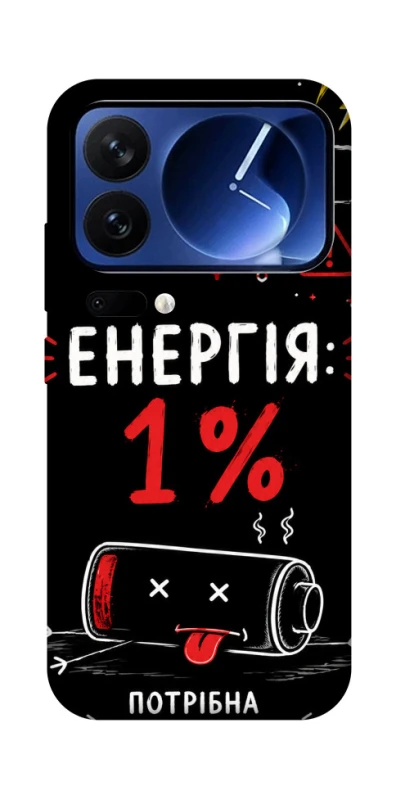 Чехол на Xiaomi Poco F7 Ultra Енергія: 1% фото 1 из 1