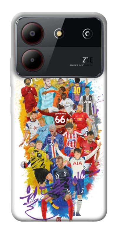 Чохол на ZTE Blade A54 4G Football Abstract v2 фото 1 з 1