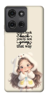Чохол на Motorola Moto G75 Don't look back фото 1 з 1