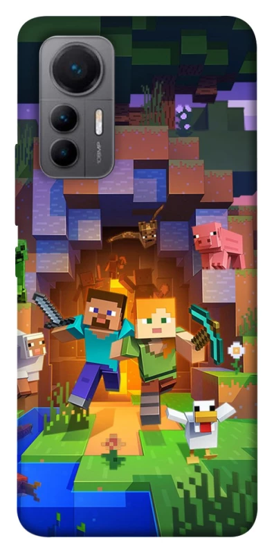Чохол на Xiaomi 12 Lite Minecraft game фото 1 з 1