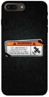 Чохол на Apple iPhone 7 plus / 8 plus Warning фото 1 з 1