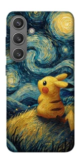 Чохол на Samsung Galaxy S24 Pikachu and Van Gogh фото 1 з 1