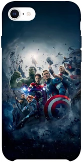 Чехол на Apple iPhone SE (2020) Marvel heroes фото 1 из 1