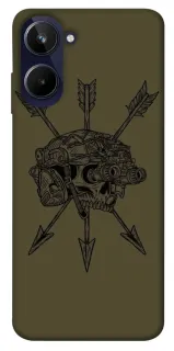 Чохол на Realme 10 4G Mil skull фото 1 з 1