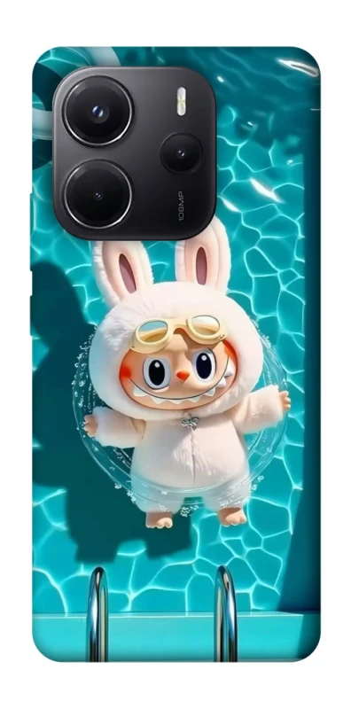 Чохол на Xiaomi Redmi Note 14 4G (Europe version) Labubu in the pool ver.2 фото 1 з 1