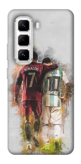 Чехол на Infinix Hot 50 Pro Ronaldo и Messi фото 1 из 1