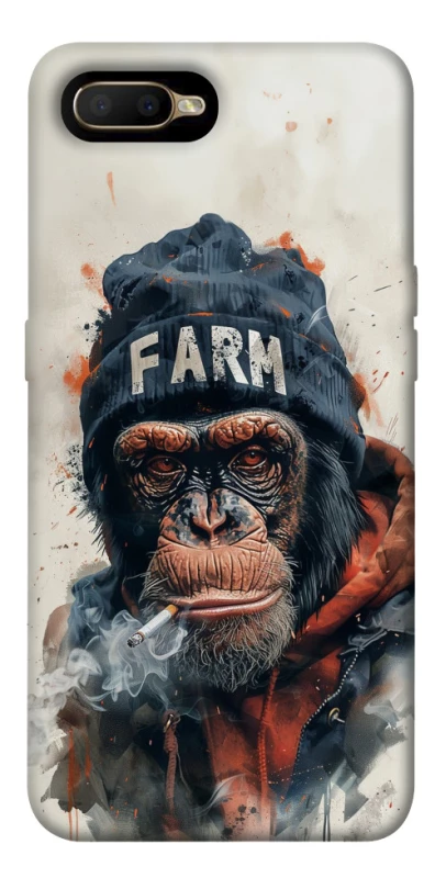 Чехол на OPPO A5 / A3S / AX5 / R15-NEO Шимпанзе v3 фото 1 из 1