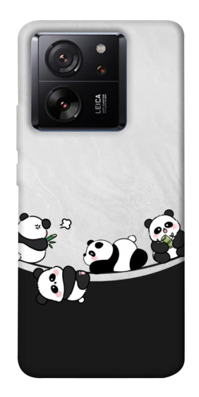 Чохол на Xiaomi 13T Four pandas фото 1 з 1
